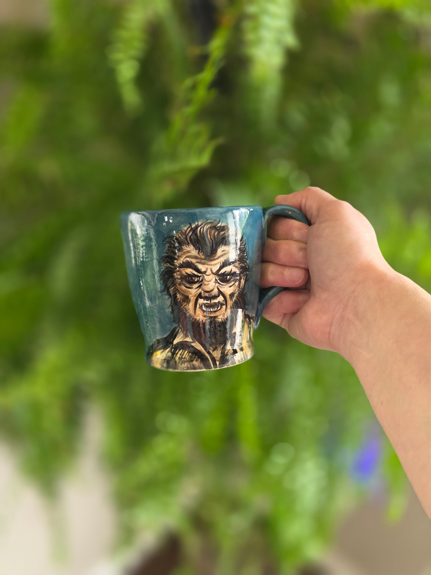 The Classic Werewolf Hand-Painted Ceramic Mug