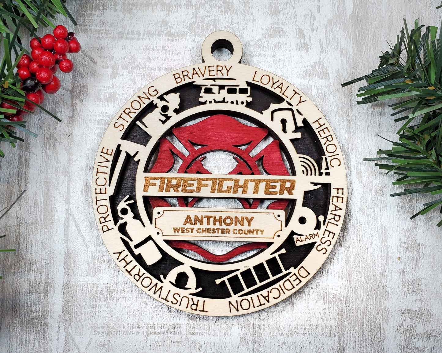 Firefighter Ornament