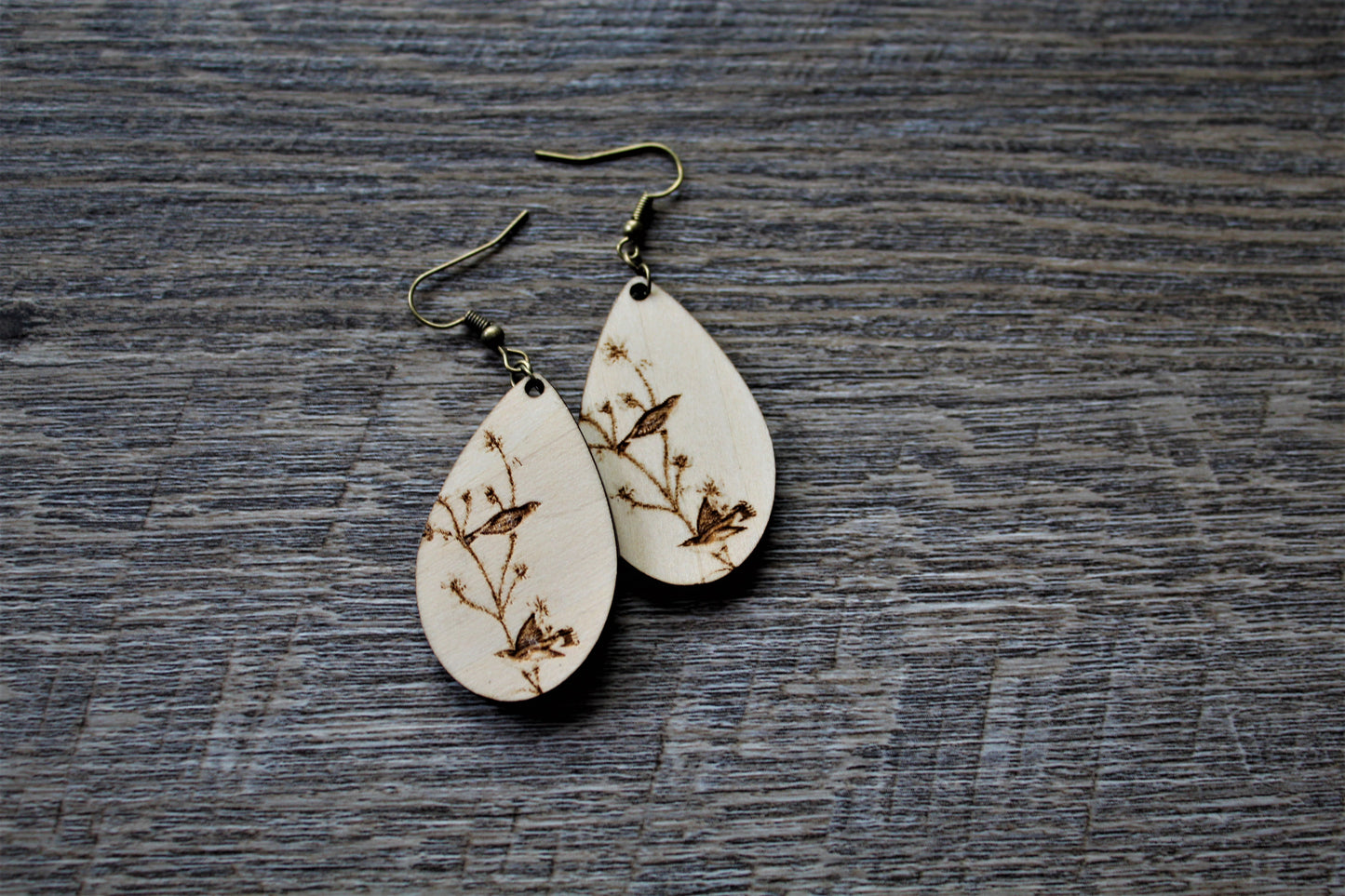 Vintage Bird Earrings