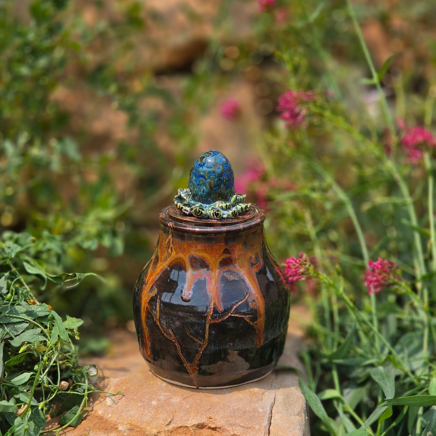 Molten Dragon Egg Jar