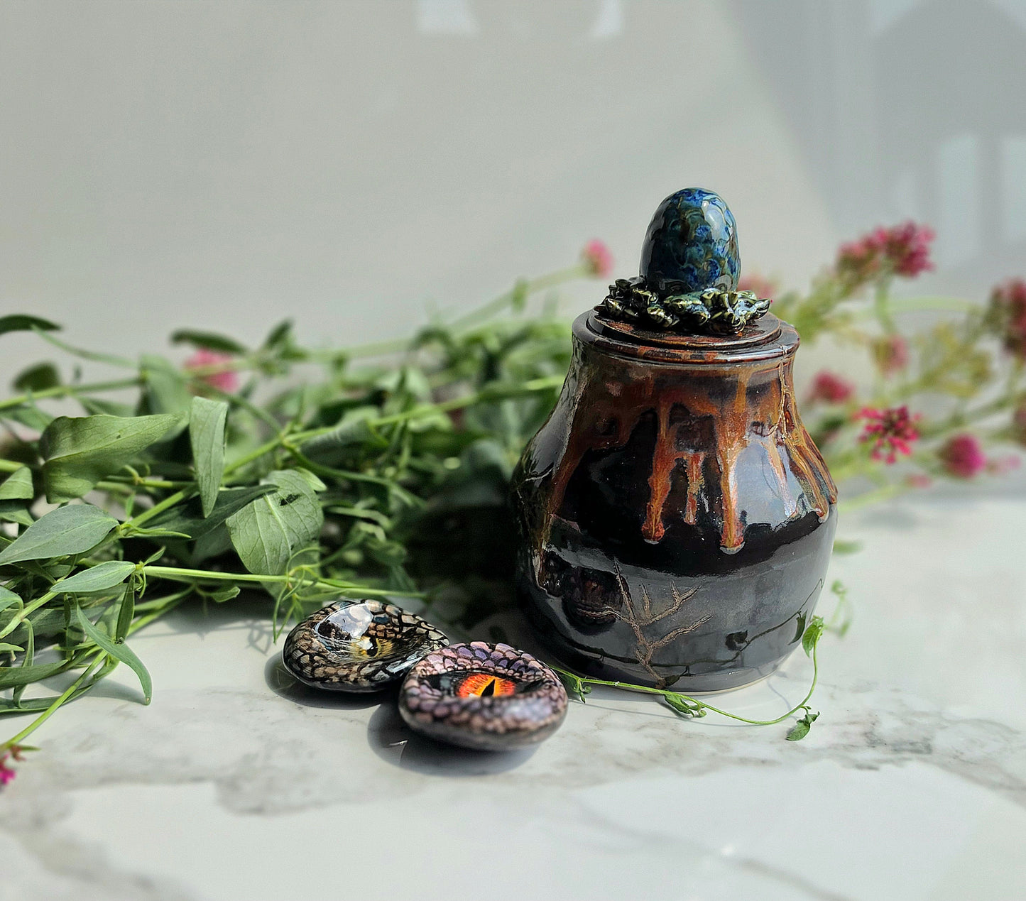 Molten Dragon Egg Jar