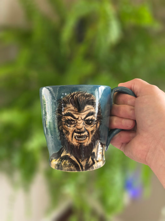 The Classic Werewolf Hand-Painted Ceramic Mug