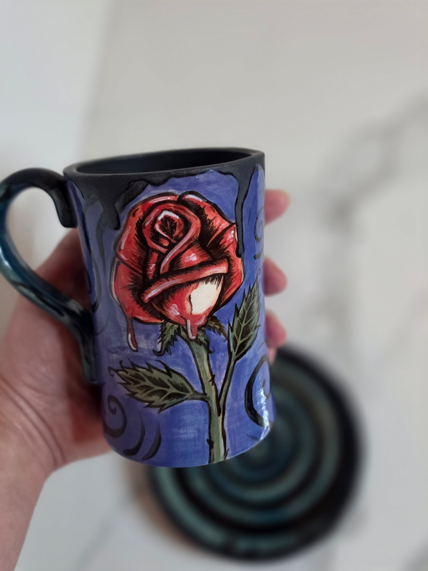 Wonderland Ceramic Mug & Saucer Set