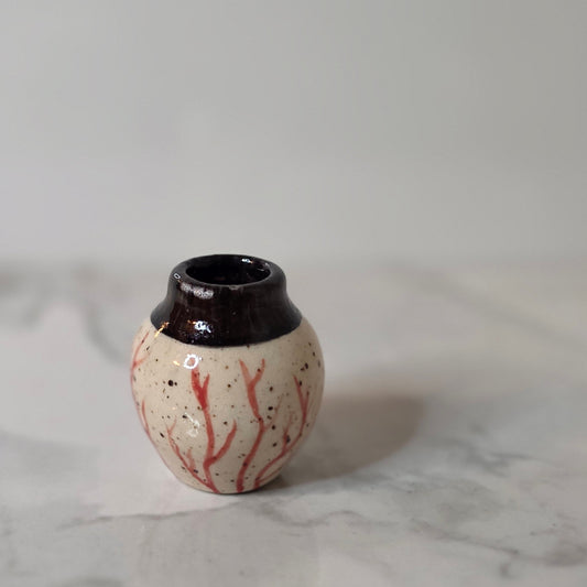 Eyeball Ceramic Miniature Bud Vase