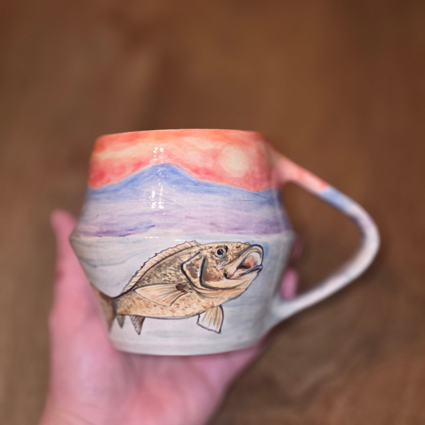 The Sunset Catch Ceramic Mug