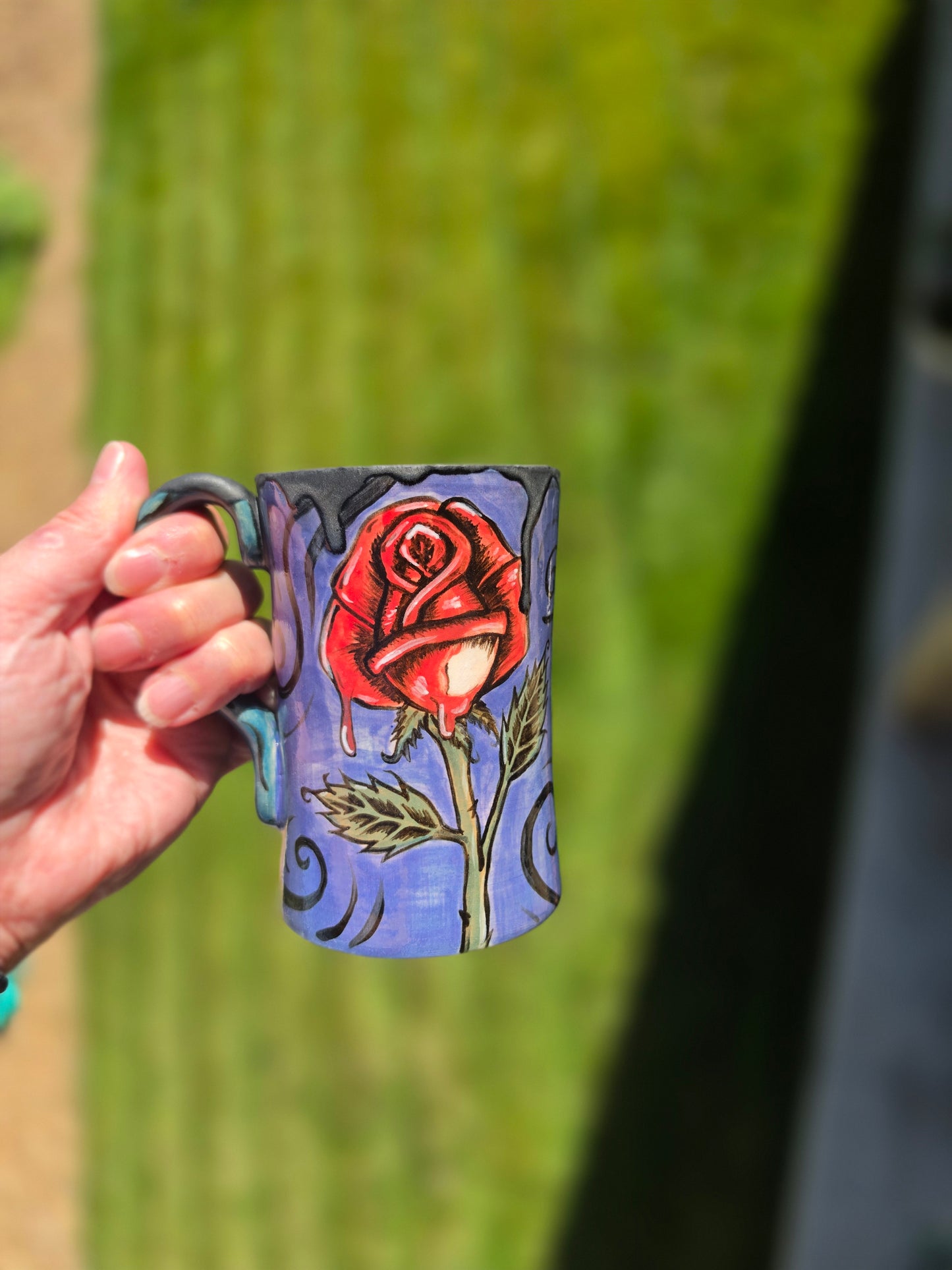 Wonderland Ceramic Mug & Saucer Set