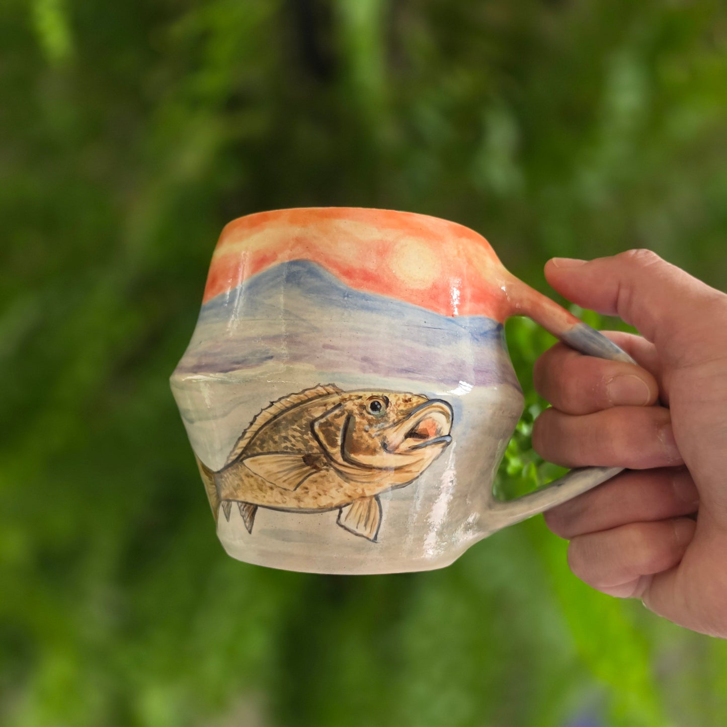 The Sunset Catch Ceramic Mug