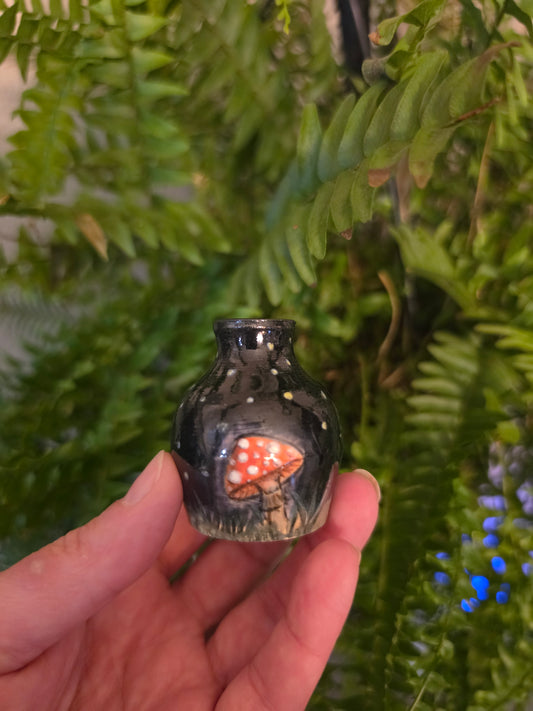 Handcrafted Miniature Ceramic Bud Vase