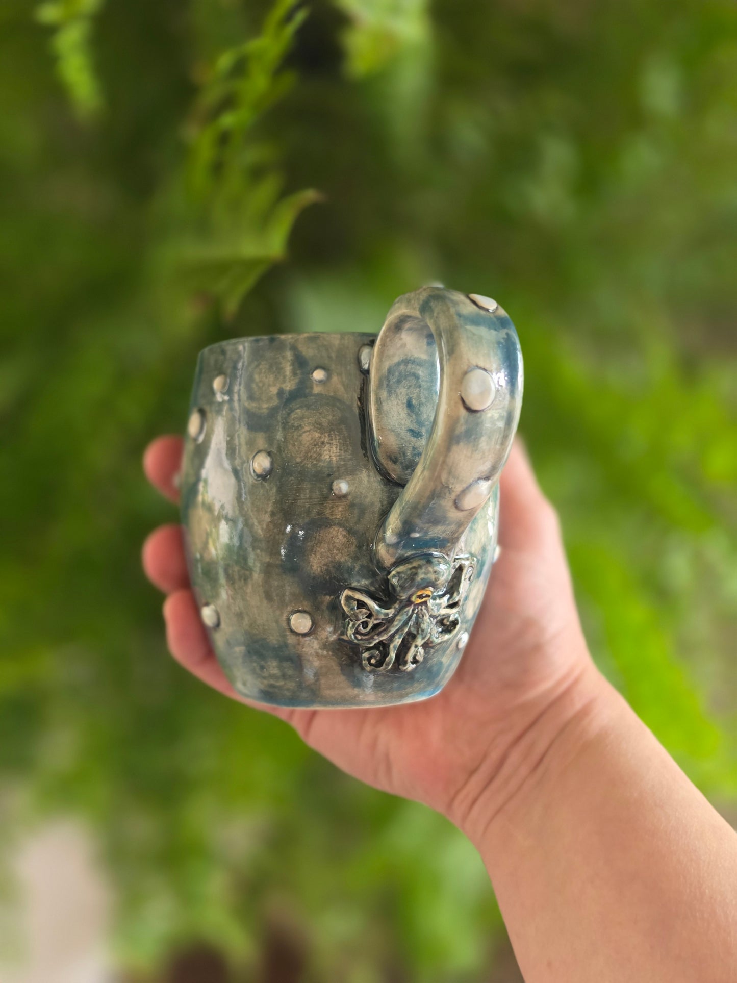 The Deep Sea Octopus Stoneware Mug