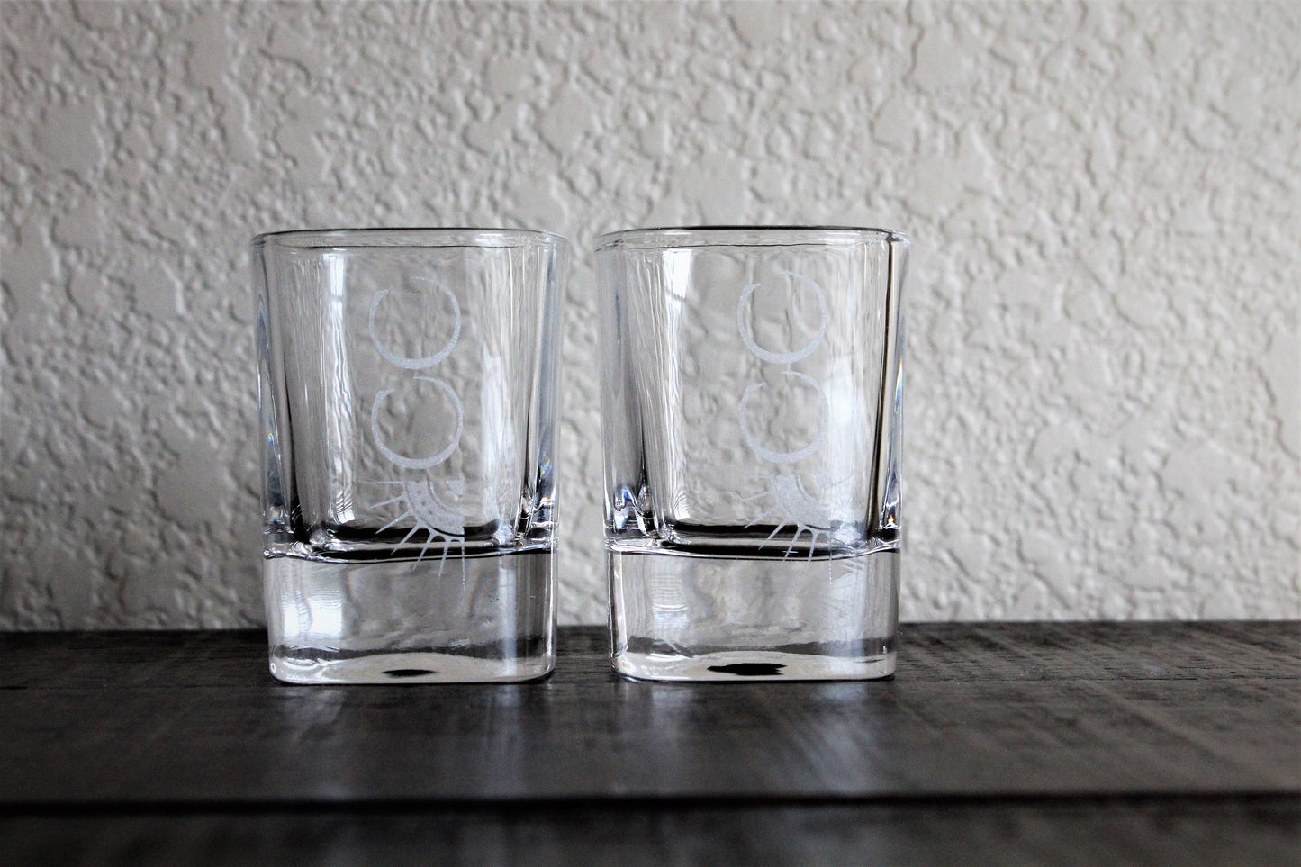 Customized Shot Glass Set of 2