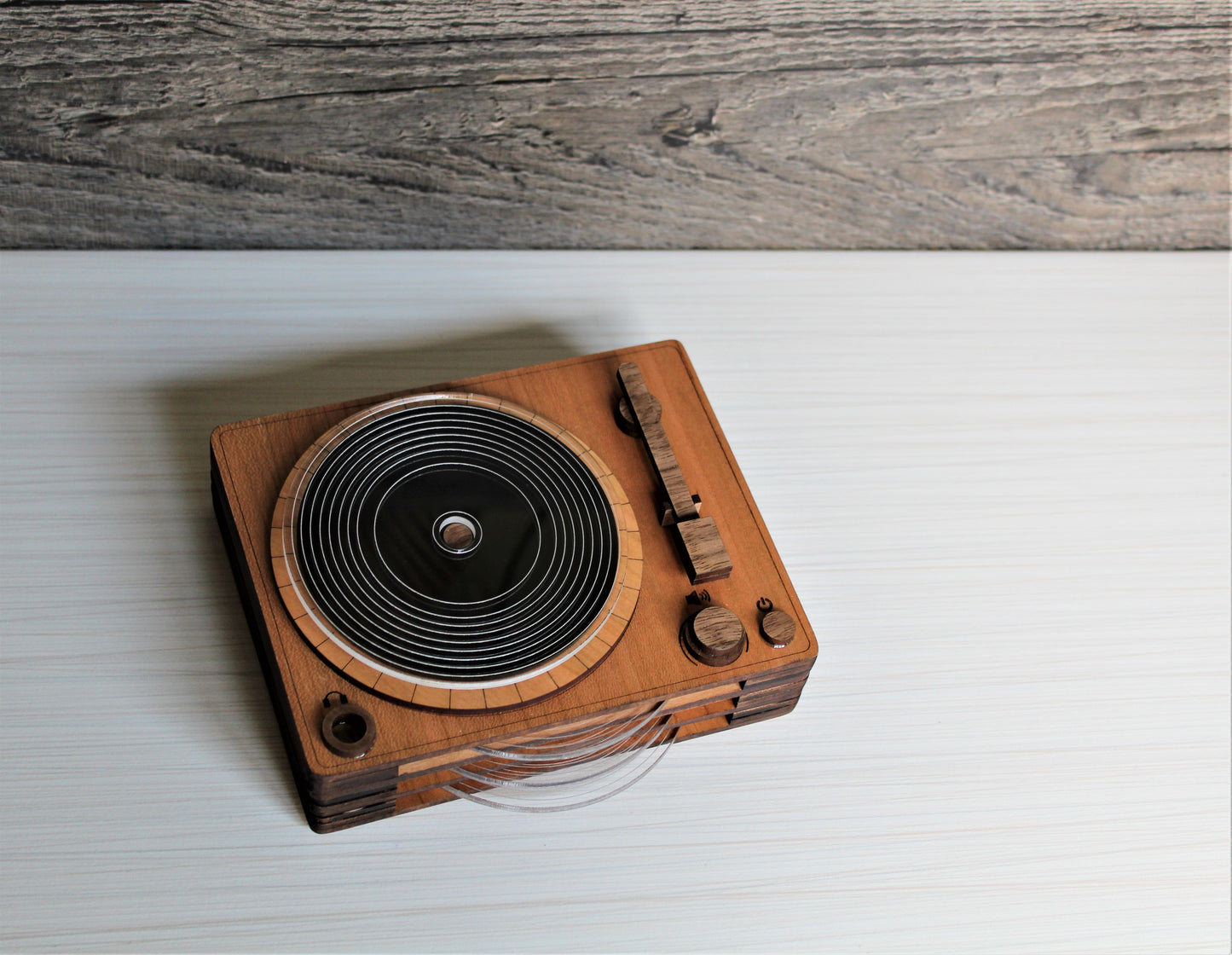 Retro Record Player Coasters