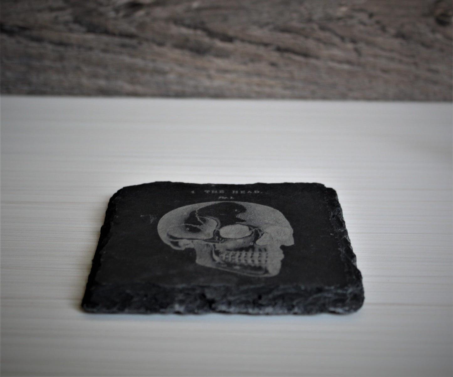 Vintage Anatomy Slate Coasters, set of 4