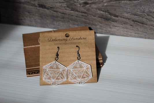 Icosahedron Earrings