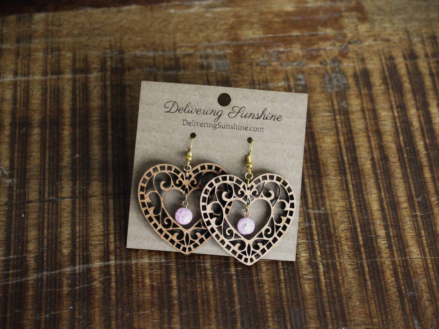 Heart Dangle Earrings