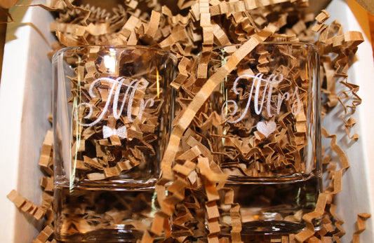 Wedding Shot Glass Set of 2